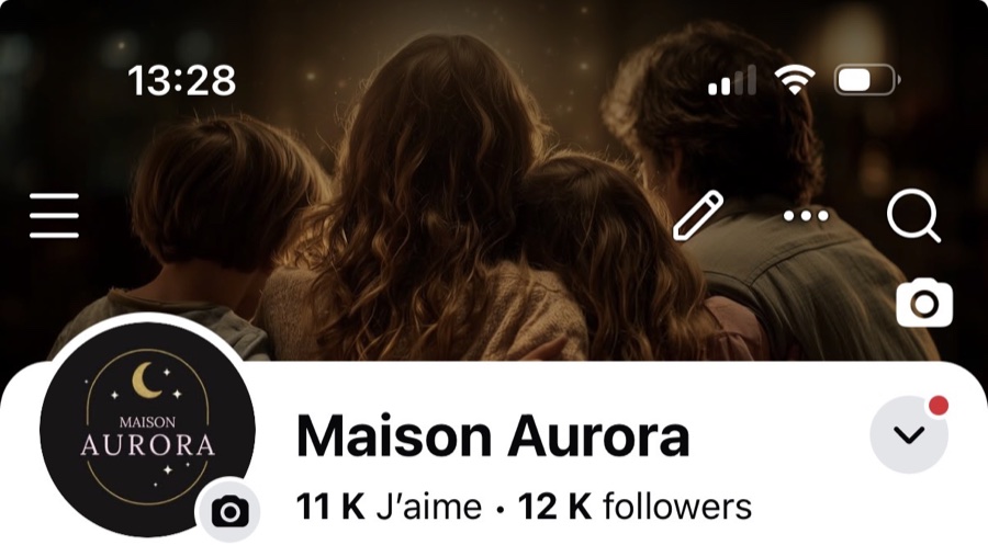 Capture de Maison Aurora : 12 000 abonnés Facebook après trois mois